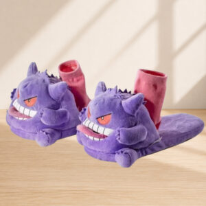 Pantuflas Gengar con medias